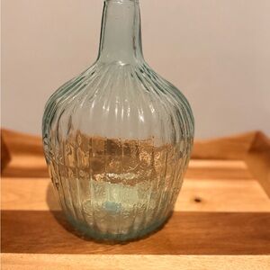 Elegant Glass Vase - Light Blue